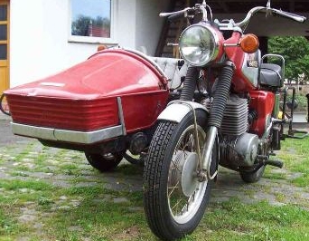 MZ TS 250 Gespann
